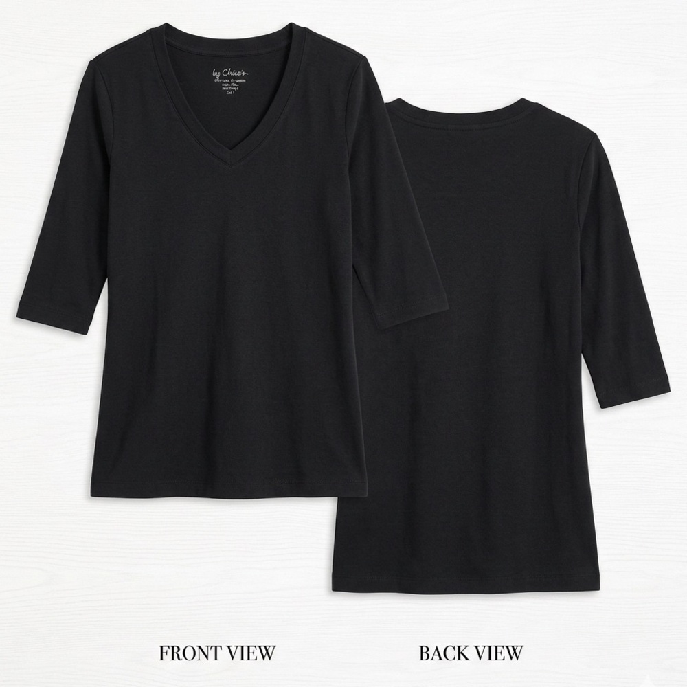 Black V-Neck tshirt